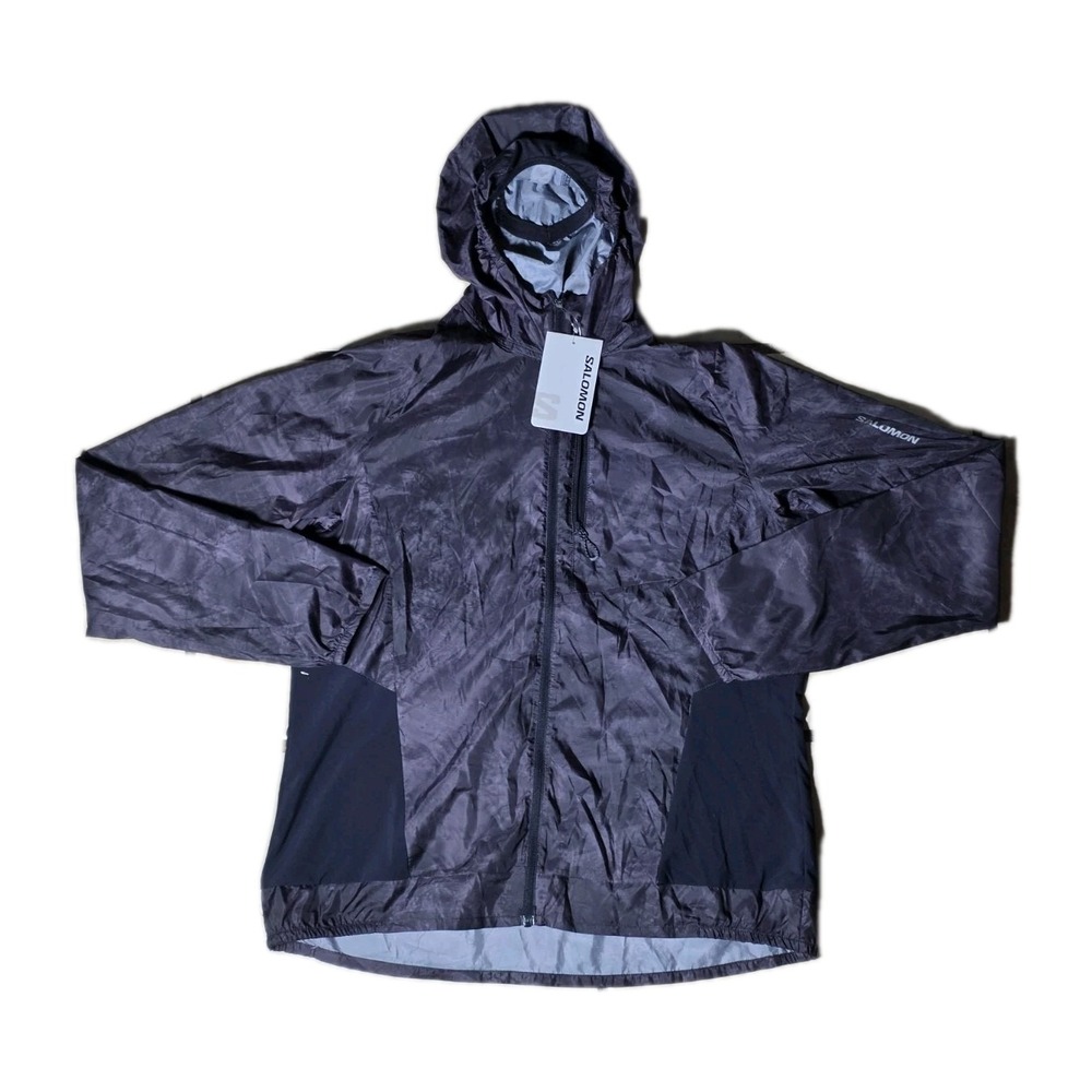 Women's Salomon Bonatti Waterproof Running  Jacket, Size Medium, Color DeepBlack
